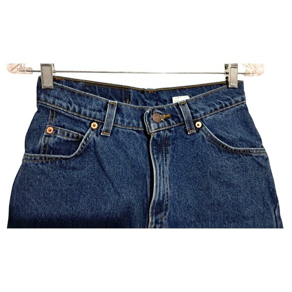 Vintage 90s Levis 912 Orane Tab High Waist Denim Shorts Size 9 Made in USA Perfe - Picture 5 of 9